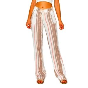 Cali1850 Women's Casual Linen Pants -NWOT